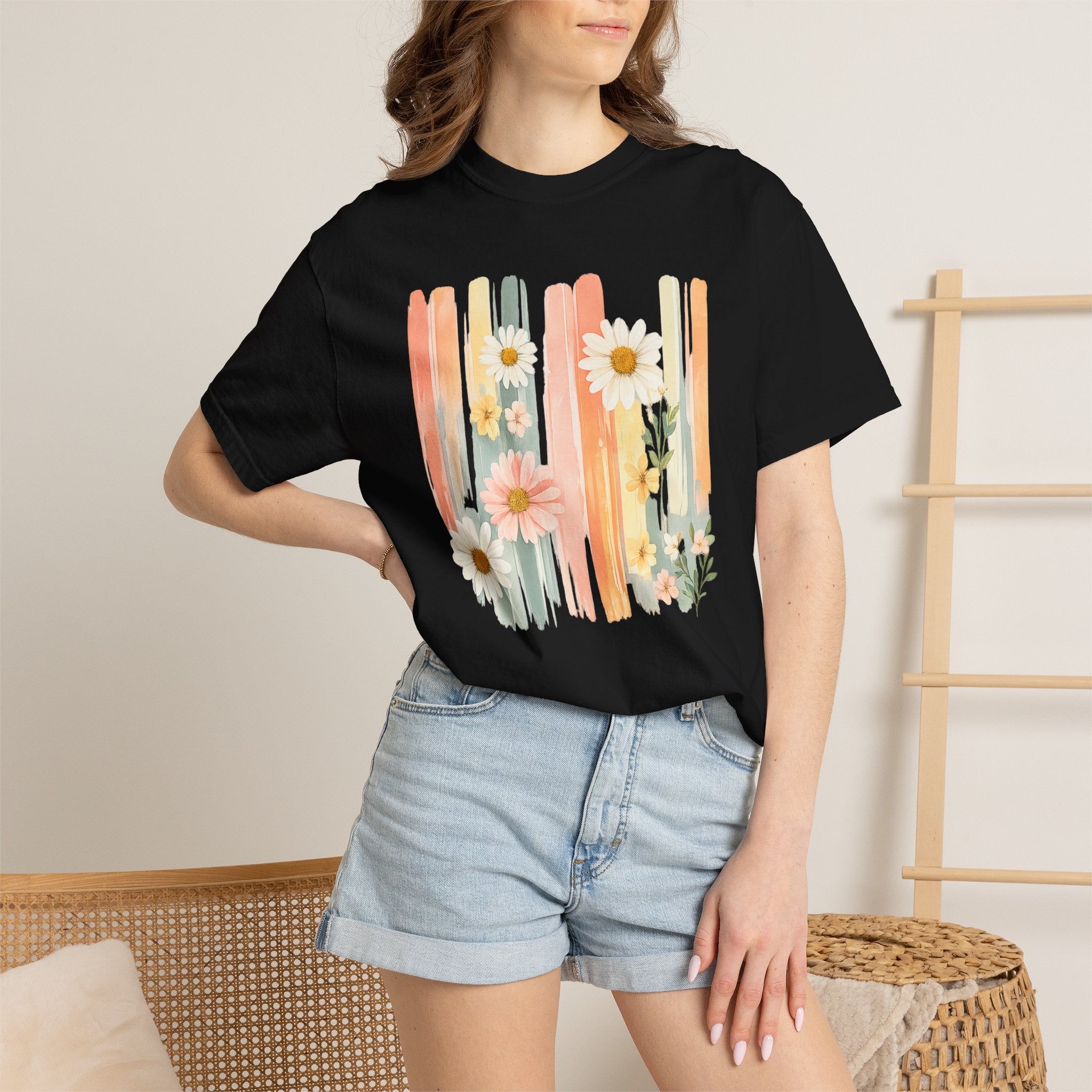Daisy Sunrise Floral T-Shirt
