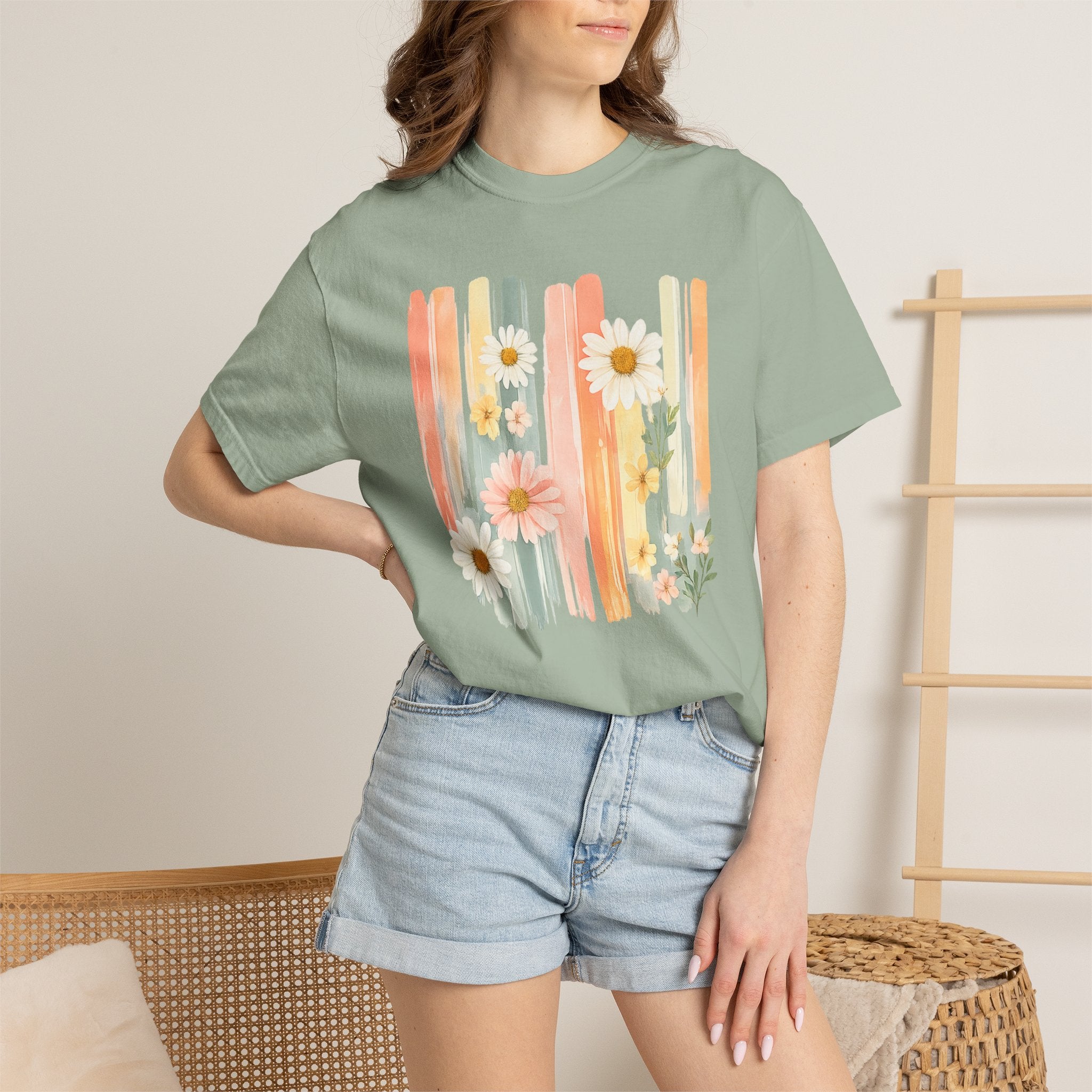 Daisy Sunrise Floral T-Shirt