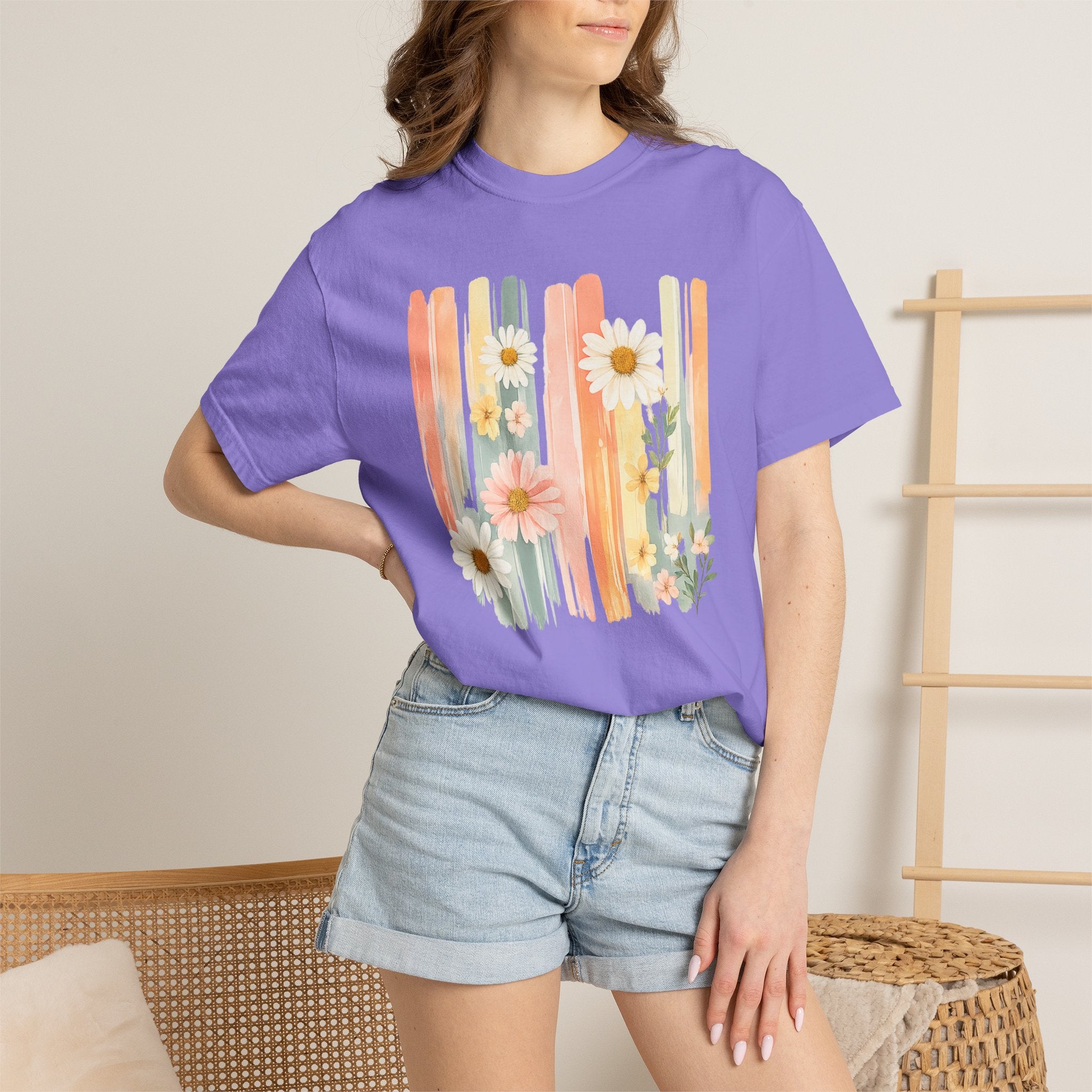 Daisy Sunrise Floral T-Shirt