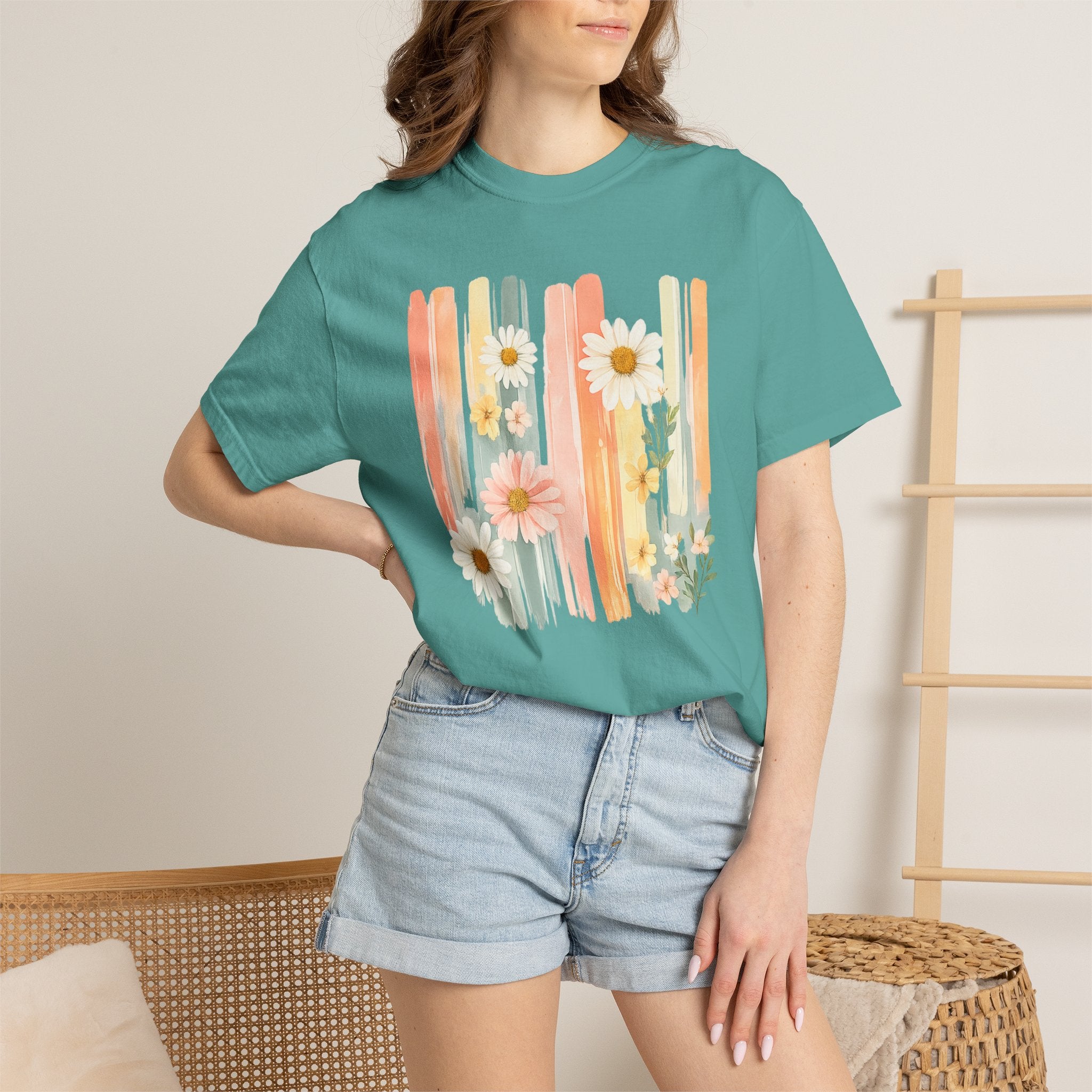 Daisy Sunrise Floral T-Shirt